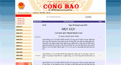 Desktop Screenshot of congbao.laocai.gov.vn